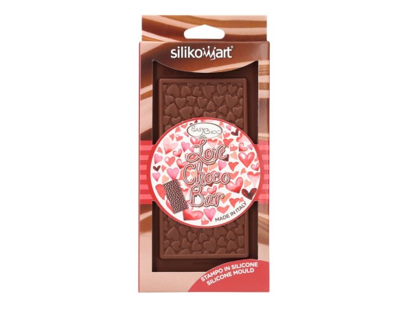 Silkomart Silikonform LOVE CHOCO BAR
