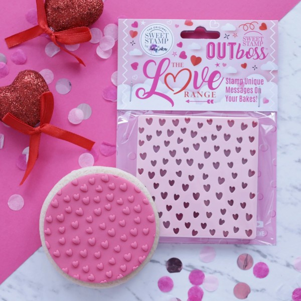 Sweet Stamp OUTboss LOVE Cute Heart Pattern Regular Size