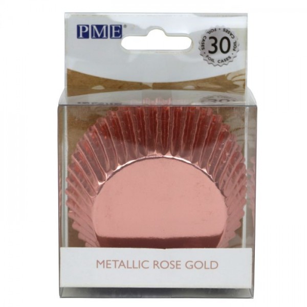 PME Muffinförmchen Metallic Rose Gold