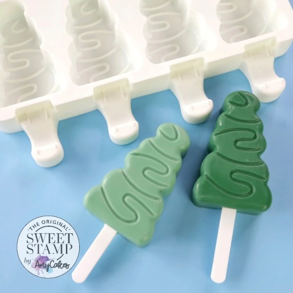 Sweet Stamp Popsicle SPIRAL CONE Mould